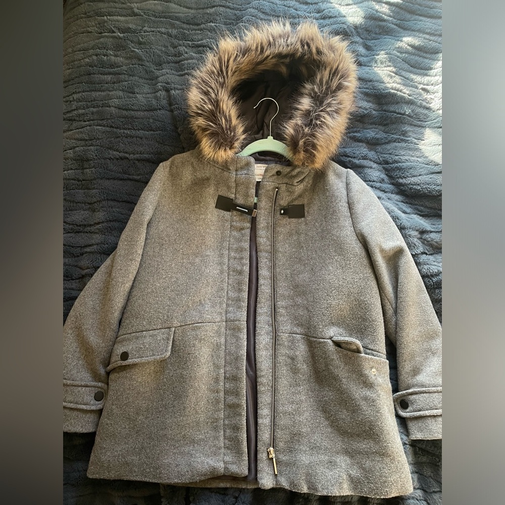 ZARAKIDS fur jacket coat